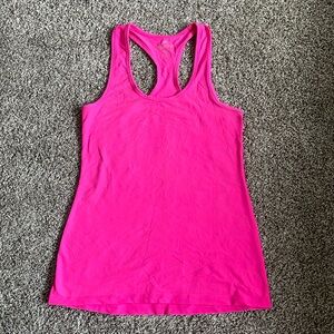 LAST CHANCE - 90 Degrees Hot pink workout racer back tank top